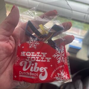 Dutch Bros. Cookie cutter ornament